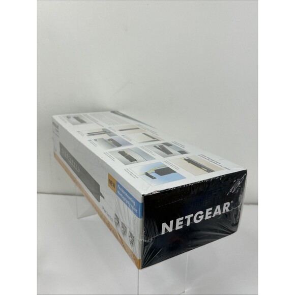 Netgear GSS108E 8-Port Gigabit Ethernet Plus Click Switch Black - Picture 2 of 6